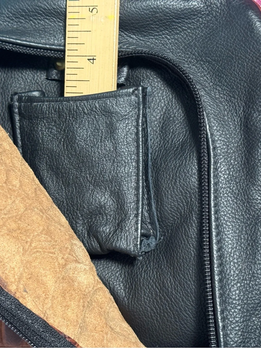 Artisan Lefty Leather CCW Sling/Backpack - Brahmin Croc Detail - Heavy Duty NEW